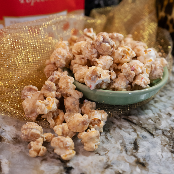 White Chocolate Peppermint Popcorn